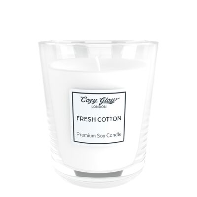 Candela di soia Premium Fresh Cotton