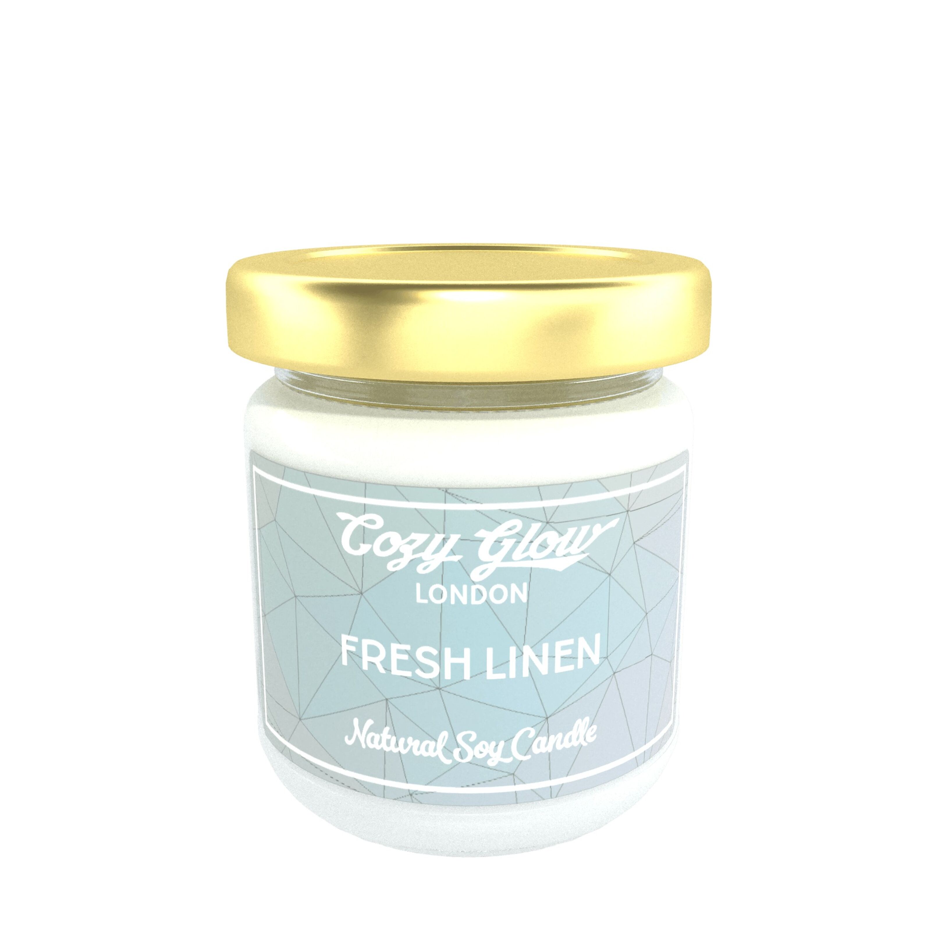 Fresh Linen Soy Candle — Velvet Eyes Shop