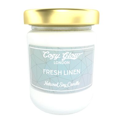 Fresh Linen Large Soy Candle