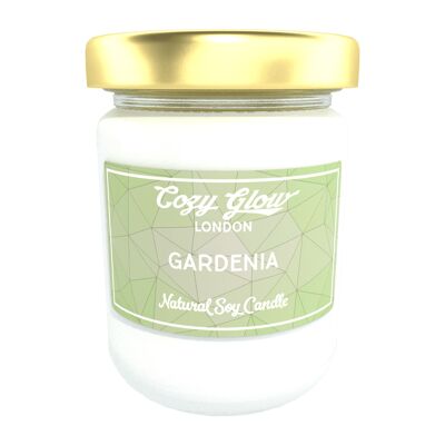 Grande bougie de soja Gardenia
