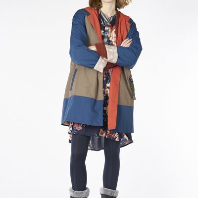 TRICOLOR LONDON RAINCOAT