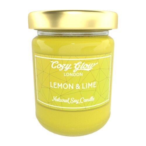 Lemon & Lime Large Soy Candle