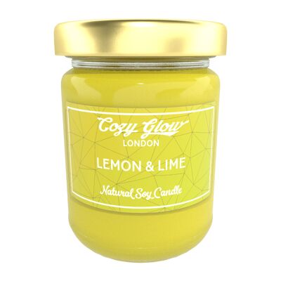 Lemon & Lime Large Soy Candle