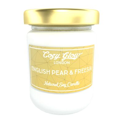 English Pear & Freesia Large Soy Candle