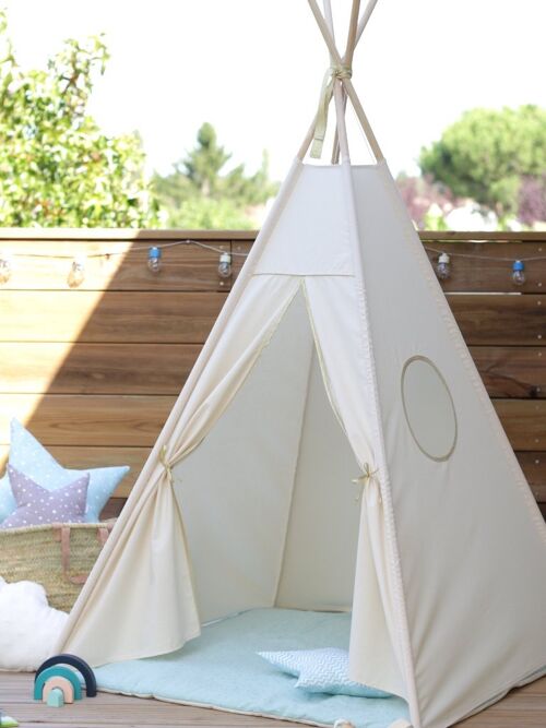 Tipi enfant Ecru Or