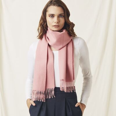 Nantes Pink alpaca scarf