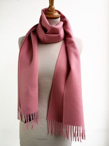 Nantes Pink alpaca scarf 3