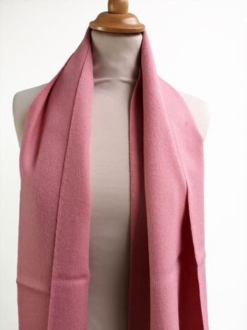 Nantes Pink alpaca scarf 4
