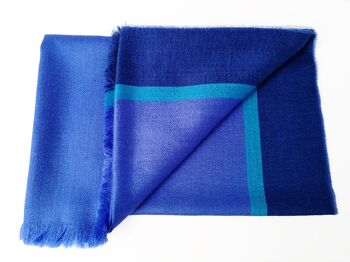 Alpaca Stole Buenos Aires Blue 5