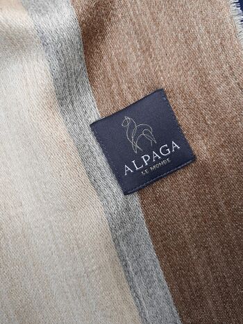 Alpaca Stole Paris Beige 4