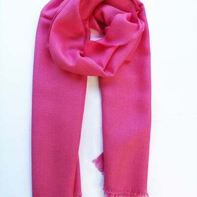 Maldives Pink alpaca stole