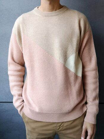 Pull Misti 2 Beige/Rose 4