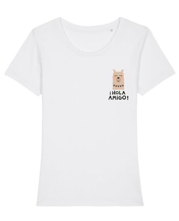 T-shirt « Hola Amigo » blanc 3