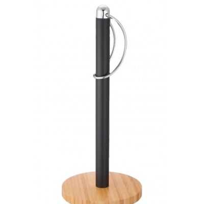 264 - Edënbërg Küchenrollenhalter aus Bambus / Edelstahl - 35 cm