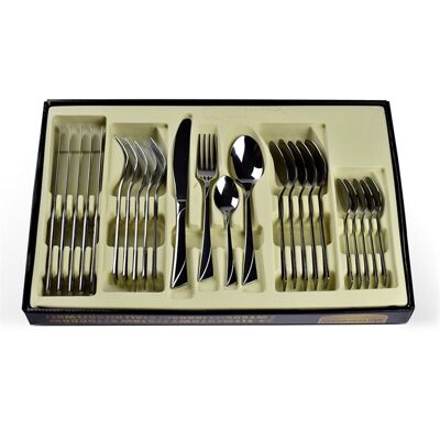 323 - Edënbërg Classic Line - Besteckset 6 Personen - 24-teilig - Edelstahl 18/10