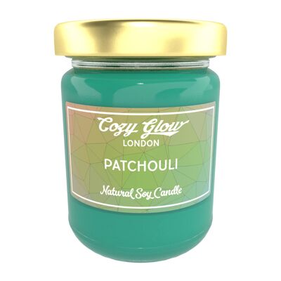 Candela di soia grande Patchouli