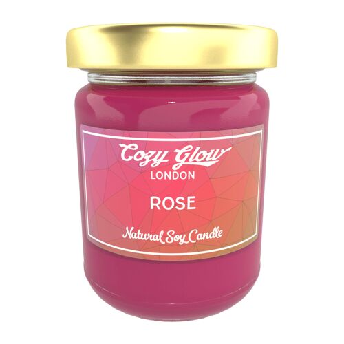 Rose Large Soy Candle