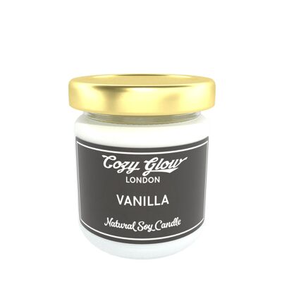 Bougie de soja régulière à la vanille