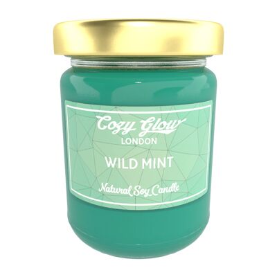 Wild Mint Große Sojakerze