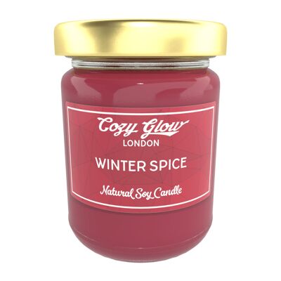 Candela di soia grande Winter Spice