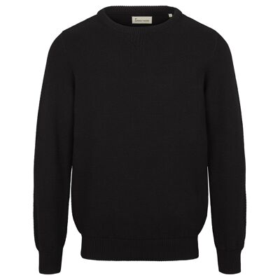 The Organic Waffle Knit, Black