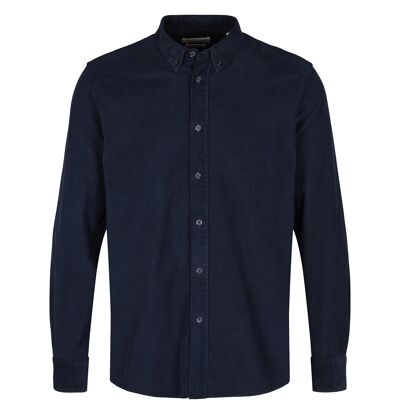 The Organic Corduroy Shirt - Vincent, Navy