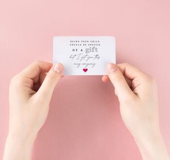 Io sono la carta del portafoglio regalo