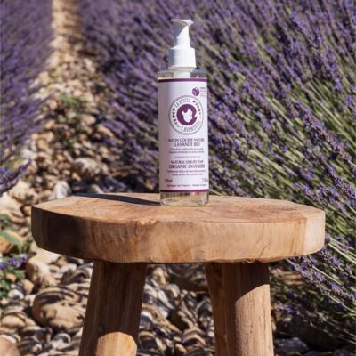 Liquid Soap Organic Lavender // Organic Lavender Liquid Soap 210ml