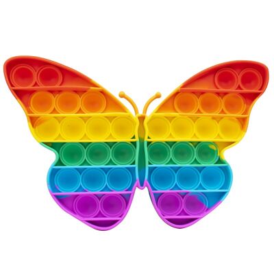 Juguetes inquietos | Pop it | mariposa arcoiris