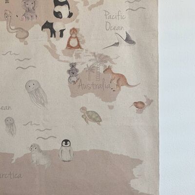 XL mappamondo da appendere alla parete