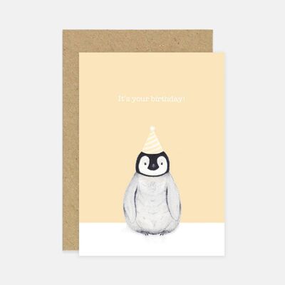 Pinguin-Geburtstagskarte