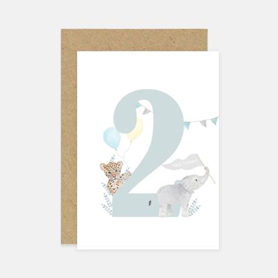 2ème carte d'anniversaire