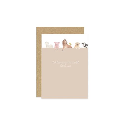 Welcome to The World Card - Farmyard