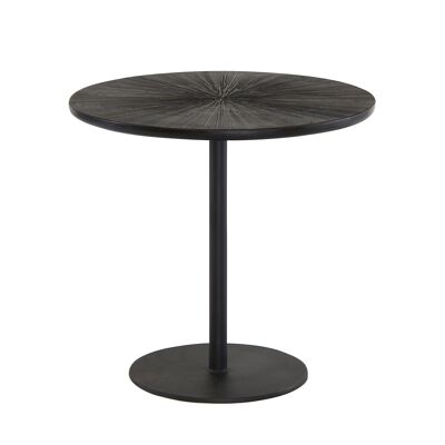 MESA DE CENTRO NEGRA
MADERA DE MANGO
Ø50CM HT 48 CM UBU