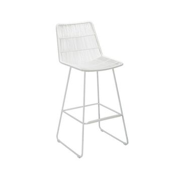 Chaise de bar blanc
 outdoor con dao
 50.5x54x106.5cm 1