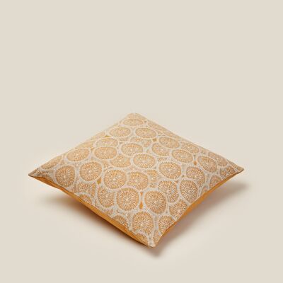 Caramel square cushion cover 45x45cm - cover only