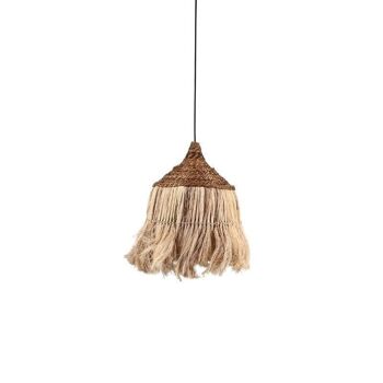 Suspension en feuilles
 d'abaca naturelles
 ø36x48cm tan tan 1