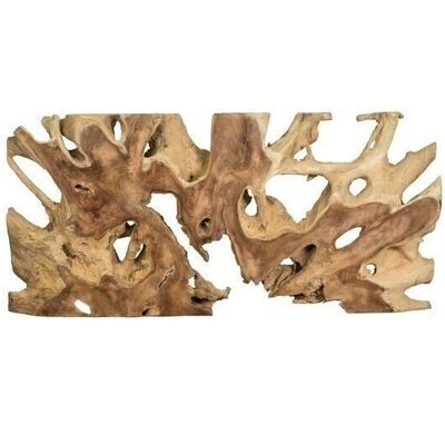 TRUE WALL DECOR
 NATURAL TEAK ROOT
 170X80CM SARANNAH