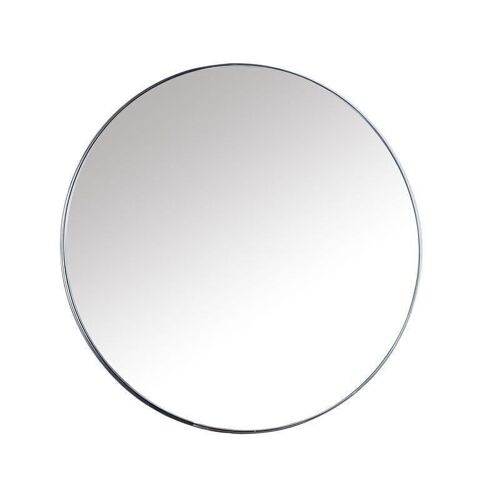 Miroir rond loft contour
 etain noir ø92cm