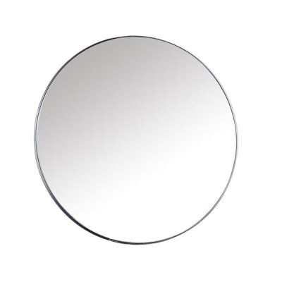 Miroir rond loft contour
 etain noir ø92cm