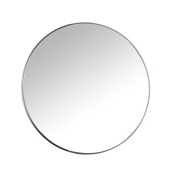 Miroir rond loft contour
 etain noir ø92cm 1