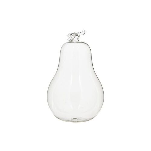 Poire en verre ht 20cm
 pear clear