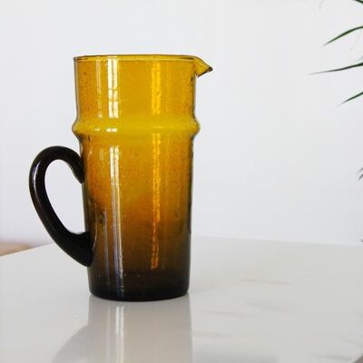 TRADITIONAL CARAFE amber color - 1L