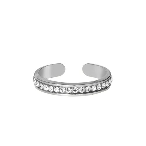 Bague Full Strass Palladium