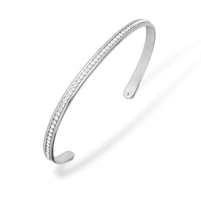 Bangle New Full 1 Row Palladium