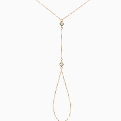 Rose Gold Heart Hand Chain