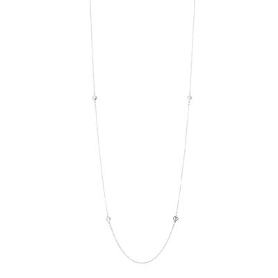 Heart Palladium Long Necklace