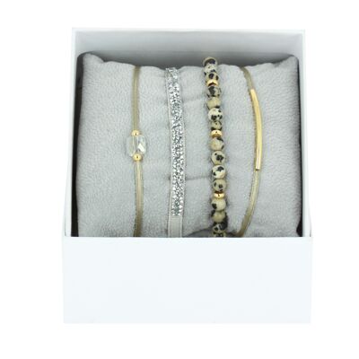 Scatola Strass La Re-Belle Grey 48-Yellow Gold