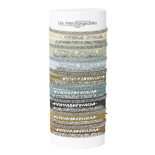 Tour 24 Bracelets New Mini Mix Harmonie de vert