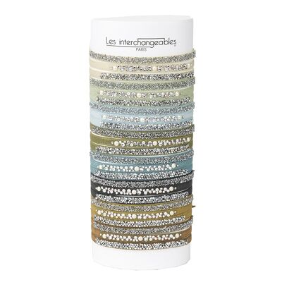 Tour 24 Bracelets New Mini Mix Harmonie de vert